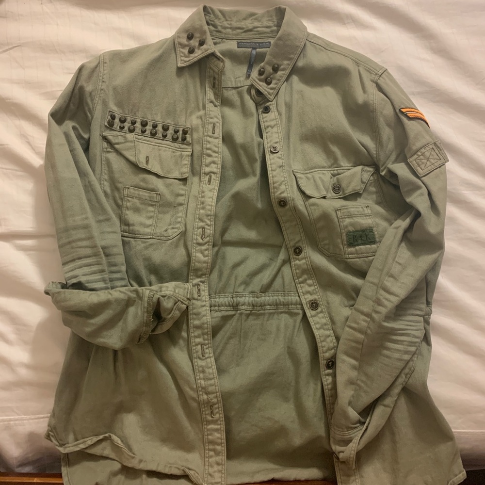 Army green military/utility jacket